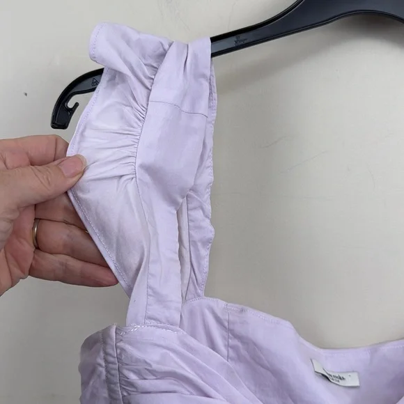 Mistress rocks house of cb girl crush Lavender Sleeveless Ruffle mini Dress smal - Picture 10 of 15